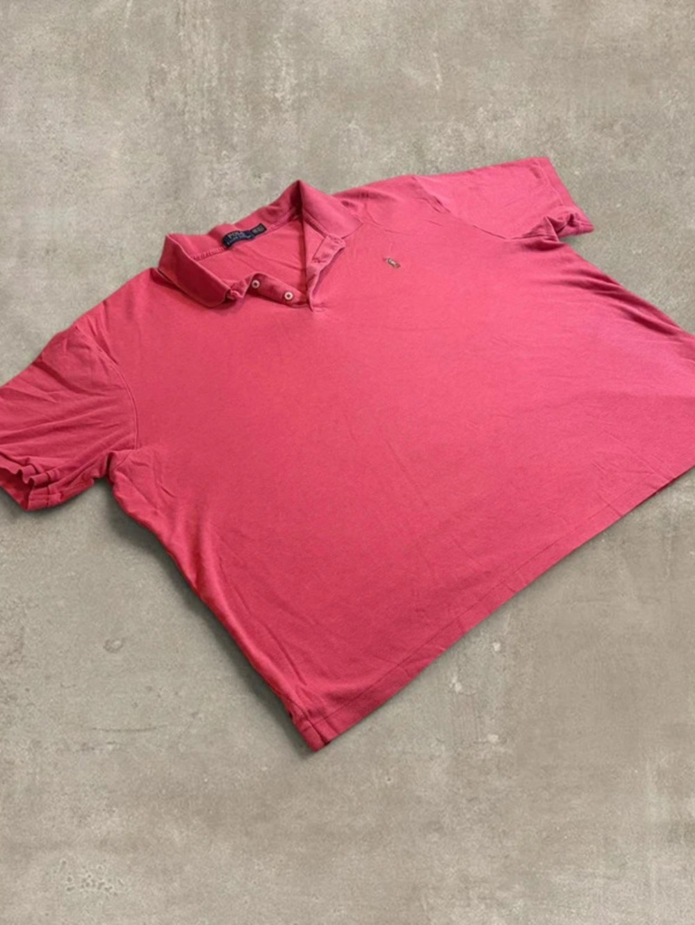 Polo Ralph Lauren Polo Shirt Mens 3XB 3XL Red Flesh Pony Logo Big & Tall Top
